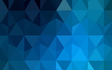 Hafif mavi vektör soyut mozaik zemin. Geometrik şekil gradyan ile Origami tarzında. Desen için bir marka kitabın zemin.