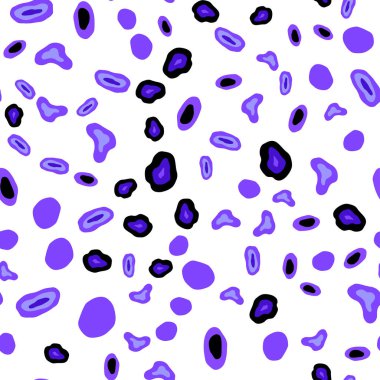 Pembe ışık, vektör küreler ile seamless modeli mavi. Kabarcıkları ile soyut tarzda bulanık dekoratif tasarım. Kartvizit, Web siteleri için şablon.