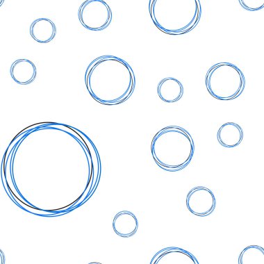 Baloncuklu hafif BLUE vektörsüz arka plan. Bulanık dekoratif tasarım baloncuklu soyut tarzda. Kumaş ve duvar kağıtlarının dizaynı için desen.