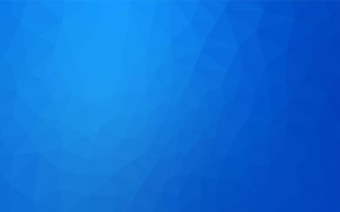 Açık BLUE vektör çokgen arkaplan. Üçgenli parlak renkli çizimler. İşiniz için yepyeni bir tasarım..