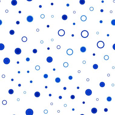 Hafif mavi vektör noktalar ile sorunsuz kapak. Renkli gradyan ile arka plan üzerinde bulanık kabarcıklar. Tekstil, kumaş, duvar kağıtları için tasarım.