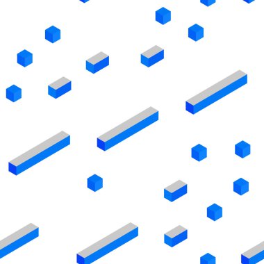 Açık mavi, sarı vektör kesintisiz, izometrik kapak poligonal tarzı. Dikdörtgenler ile soyut tarzda dekoratif tasarım. Kartvizit, Web siteleri için şablon.