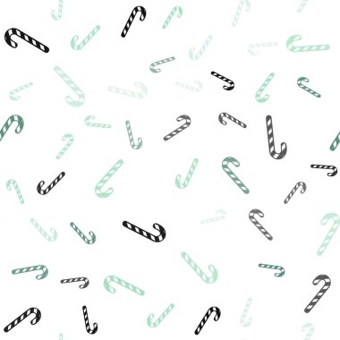 Işık yeşil vektör sorunsuz düzen Noel tatlı tatlılar.