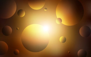 Noktalı koyu turuncu vektör zemin. Bulanık damla Glitter soyut Illustration yağmur. Desen-ebilmek var olmak kullanılmış için reklam, broşür.