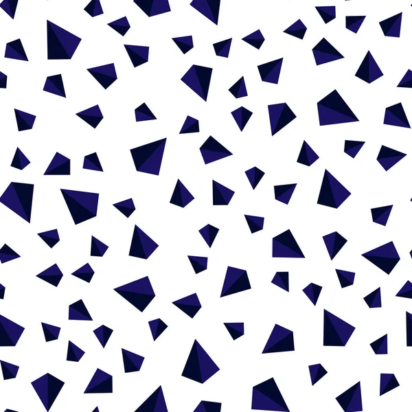 Темно Синий Вектор Швов Изометрическая Обложка Полигональном Стиле Декоративный Дизайн — стоковый вектор