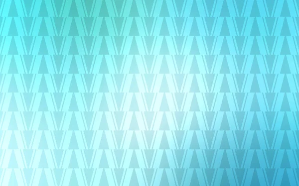 Bleu Clair Texture Vectorielle Verte Avec Style Triangulaire Illustration Abstraite — Image vectorielle