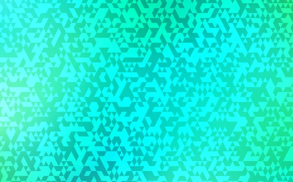 Светло Зеленый Векторный Обратный Ход Линиями Треугольниками Абстрактная Градиентная Иллюстрация — стоковый вектор