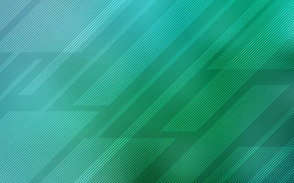 Світло Зелене Векторне Покриття Прямими Смугами Блискуча Кольорова Ілюстрація Гострими — стоковий вектор