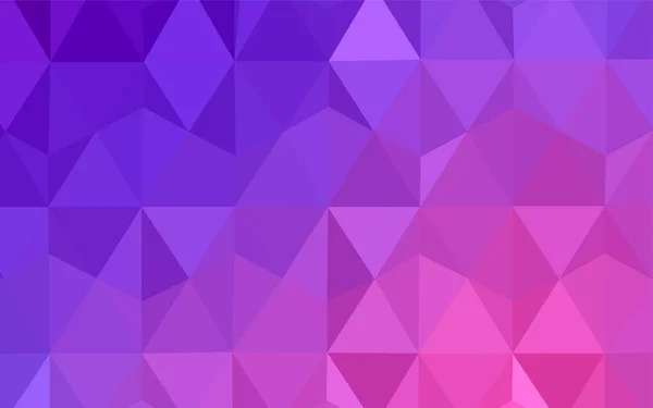 Tmavě Růžové Vektor Přechodu Trojúhelníky Šablona Barevné Abstraktní Ilustrace Trojúhelníky — Stockový vektor
