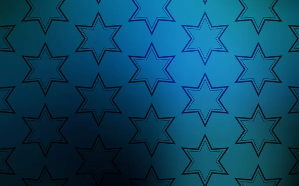 Textura Vectorial Azul Oscuro Con Hermosas Estrellas Estrellas Sobre Fondo — Archivo Imágenes Vectoriales