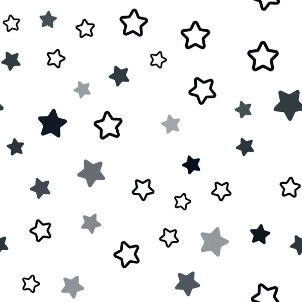 Tmavě Modrý Vektor Bezešvé Kryt Malými Velkými Hvězdami Glitter Abstraktní — Stockový vektor