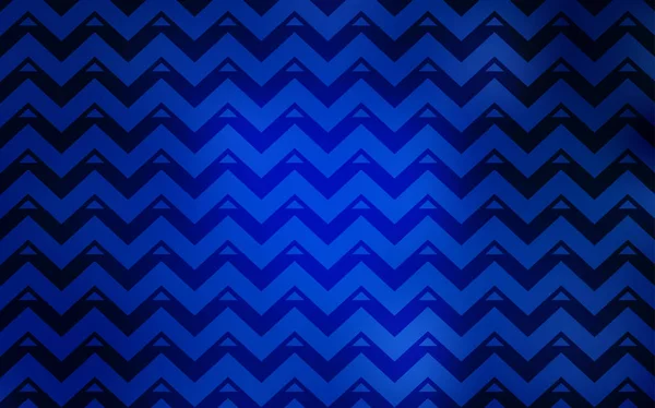 多角形のスタイルを持つ暗い青いベクトル パターン 三角形 線と抽象的なグラデーションのイラスト 壁紙用のテンプレート — ストックベクタ