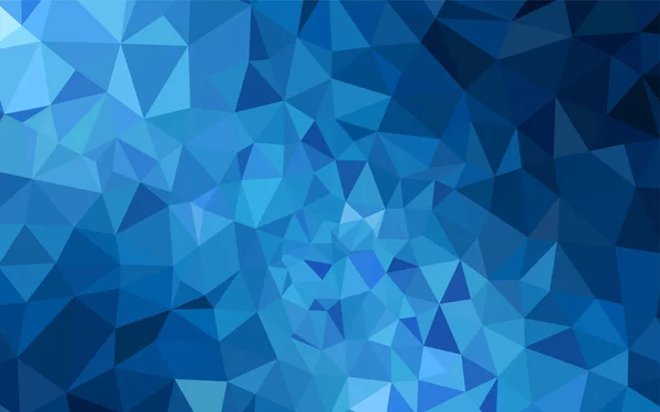 Fondo Abstracto Polígono Vectorial Azul Oscuro Ilustración Colores Brillantes Con — Vector de stock
