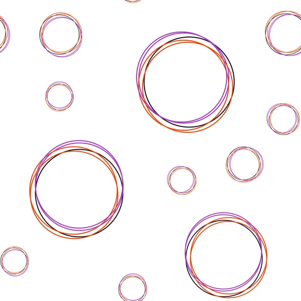 Koyu pembe, kırmızı kabarcıklar ile sorunsuz arka plan vektör. İllüstrasyon renkli soyut daireler parlayan ayarlanmış. Desen tasarım kumaş, duvar kağıtları.