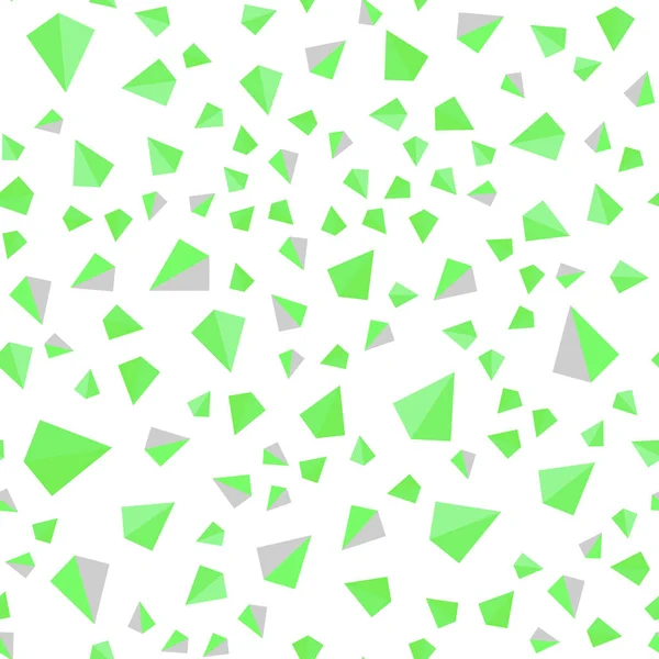 Ανοιχτό Πράσινο Διάνυσμα Άνευ Ραφής Ισομετρική Κάλυμμα Πολυγωνικό Στυλ Αφηρημένη — Διανυσματικό Αρχείο