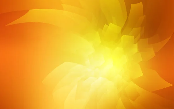Шаблон Светло Оранжевого Вектора Шестиугольном Стиле Цветные Шестиугольники Белом Фоне — стоковый вектор