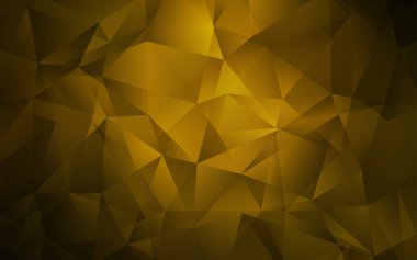 Koyu Turuncu vektör üçgen arkaplan.