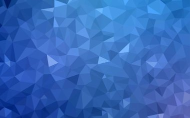 Hafif mavi vektör çokgen arka plan. Tamamen yeni bir renk illüstrasyon poligonal bir tarzda. Senin arka plan için dokulu deseni.