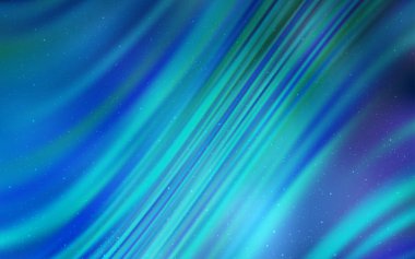 Galaksi yıldızlı hafif Mavili vektör arkaplanı. Büyük Ayı yıldızlı modern soyut illüstrasyon. Reklamınız, posteriniz, afişiniz için en iyi tasarım.