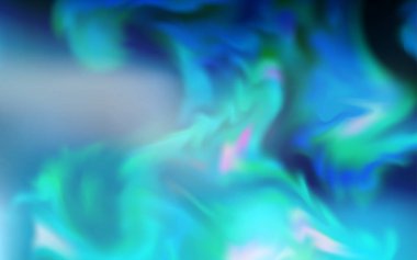 Hafif mavi vektör bulanık parlak şablonu. Gradyan ile modern soyut resim. İşiniz için yeni tasarım.