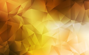 Işık turuncu vektör degrade üçgenler şablonu.