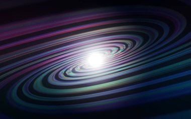 Koyu pembe, gece gökyüzünde desenle mavi vektör yıldız.