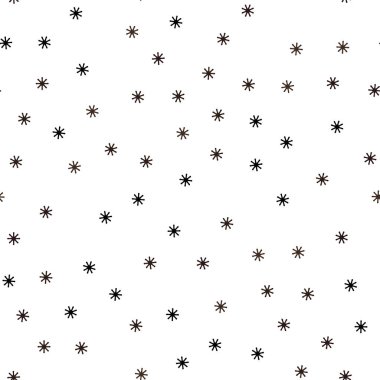 Koyu pembe renkli kar taneleri ile sorunsuz doku vektör.