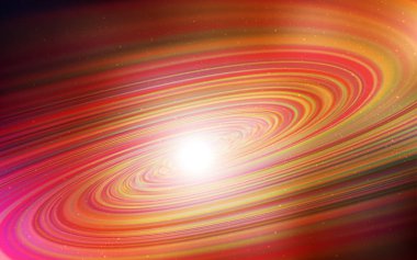 Gece gökyüzü desenle koyu kırmızı vektör yıldız.