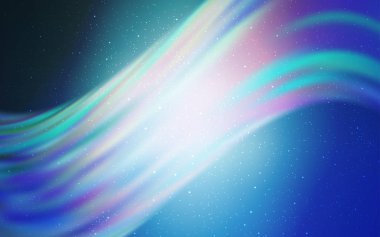 Gökada yıldız ışık mavi vektör arka plan.