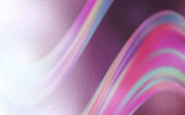 Gökada yıldız ile hafif mor vektör arka plan.