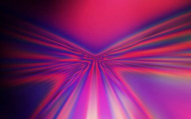 Koyu mor, pembe bükülmüş çizgili desen vektör.