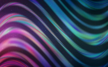 Açık mavi, kırmızı vektör arka plan gökada yıldız ile. Gökyüzü yıldızlarla illüstrasyon soyut şablonunda parlayan. Akıllı tasarım, iş reklam için.