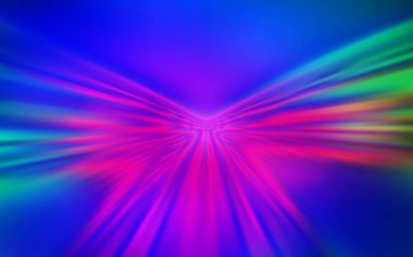 Koyu pembe, mavi çizgili vektör arkaplanı.