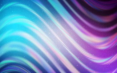 Pembe ışık, vektör şablon alan yıldız ile mavi.