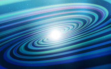 Gece gökyüzü yıldızlı açık mavi vektör deseni. Bulanık arkaplandaki ve gradyanı olan uzay yıldızları. Reklamınız, posteriniz, afişiniz için en iyi tasarım.