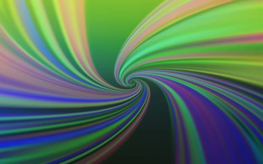 Açık mavi, vektör desen kavisli hatları ile yeşil. Zarif bir parlak örnek gradyan ile. Yeni bir doku için reklam, kitapçıklar, broşürler.