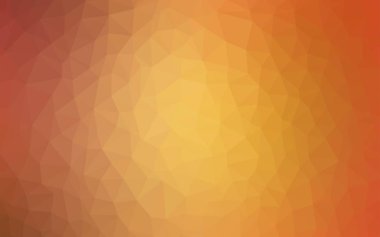 Açık Turuncu vektör çokgen şablonu.