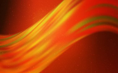 Gece gökyüzü desenle ışık turuncu vektör yıldız.