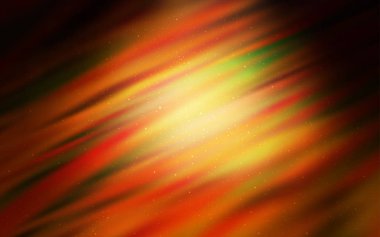 Gökada yıldız koyu turuncu vektör arka plan.