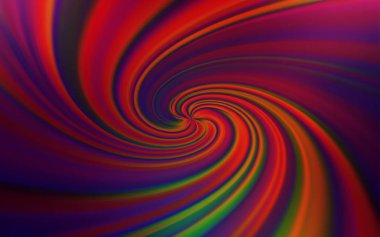 Koyu yeşil, kırmızı vektör zemin eğri çizgiler ile. Renkli resimde gradyan ile soyut tarzda. Web siteniz için soyut tasarım.