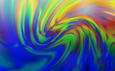 Açık mavi, yeşil vektör parlak deseni bulanıklaştırdı. Görüntü stili ve gradyanı olan yeni renkli çizimler. Marka kitabı için zarif bir arkaplan.