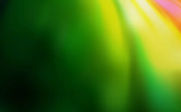 Verde Oscuro Vector Rojo Borrosa Plantilla Brillante Una Elegante Ilustración — Vector de stock