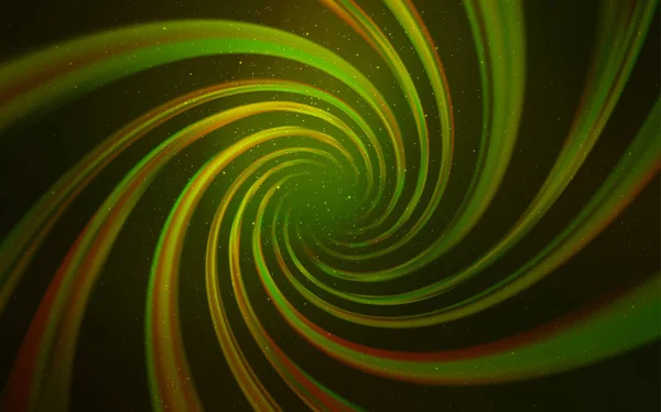 Σκούρο Πράσινο Διάνυσμα Φόντο Αστέρια Του Γαλαξία Θολή Διακοσμητικό Σχέδιο — Διανυσματικό Αρχείο