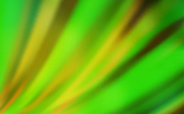 Світло Зелений Жовтий Векторний Барвистий Розмитий Фон Блискуча Кольорова Ілюстрація — стоковий вектор