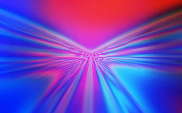 Lichtblauw Rood Vector Lay Out Met Gebogen Lijnen Kleurrijke Abstracte — Stockvector