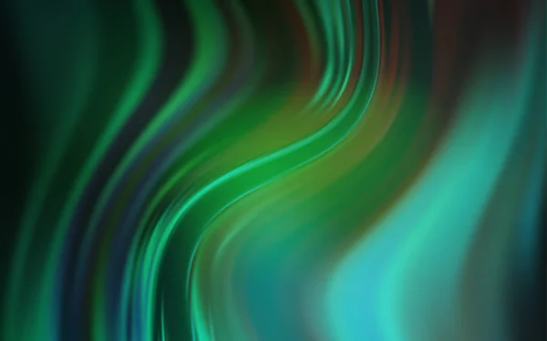Luz Verde Vector Abstracto Brillante Plantilla Una Ilustración Color Completamente — Archivo Imágenes Vectoriales