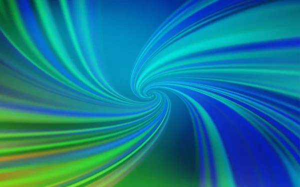 Lichtblauwe Groene Vectorachtergrond Met Lijnen Glitter Abstracte Illustratie Met Wrange — Stockvector
