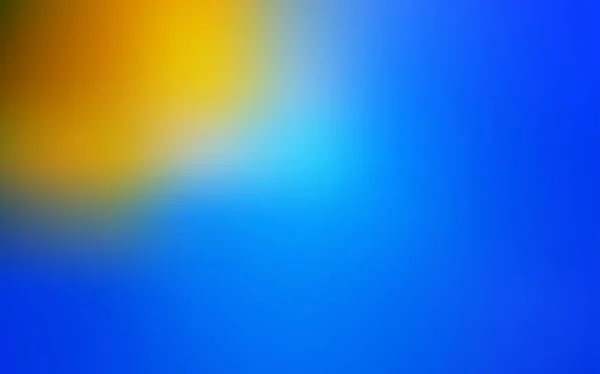 Azul claro, vector amarillo fondo borroso colorido. — Archivo Imágenes Vectoriales