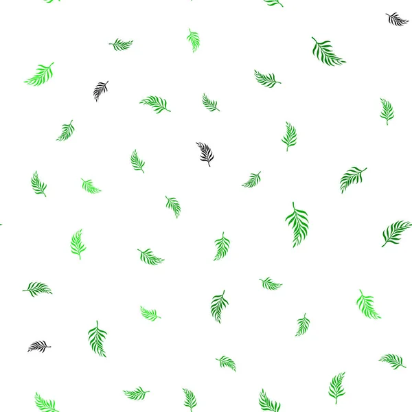 Vecteur Vert Clair Fond Abstrait Sans Couture Avec Des Feuilles — Image vectorielle