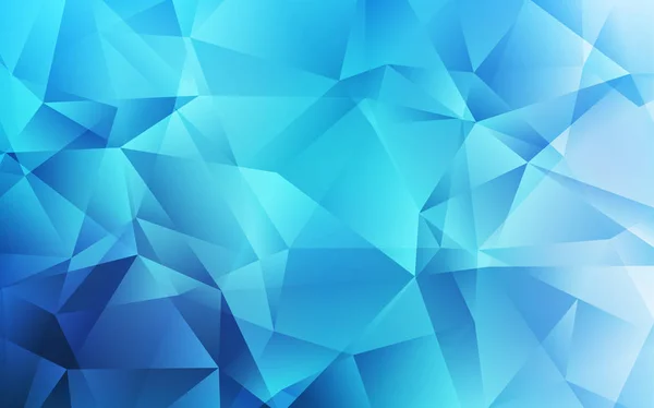 Светло-голубой вектор абстрактного многоугольного фона . — стоковый вектор